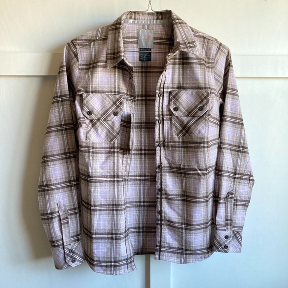 NWT 5.11 Tactical Women's Polyester Wisteria Plaid HERA Flannel Shirt Sz Small - Picture 1 of 8